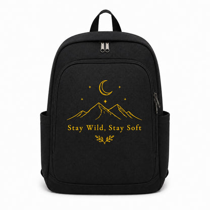 Stay Wild Stay Soft Graphic Backpack