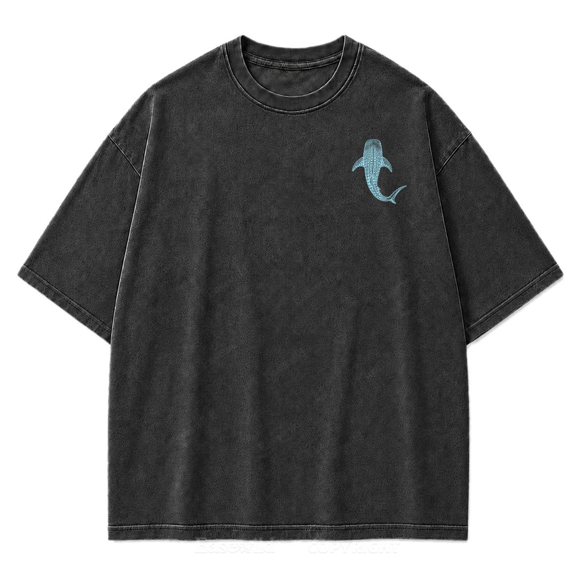 Pacific Whale Shark Washed Print Tee