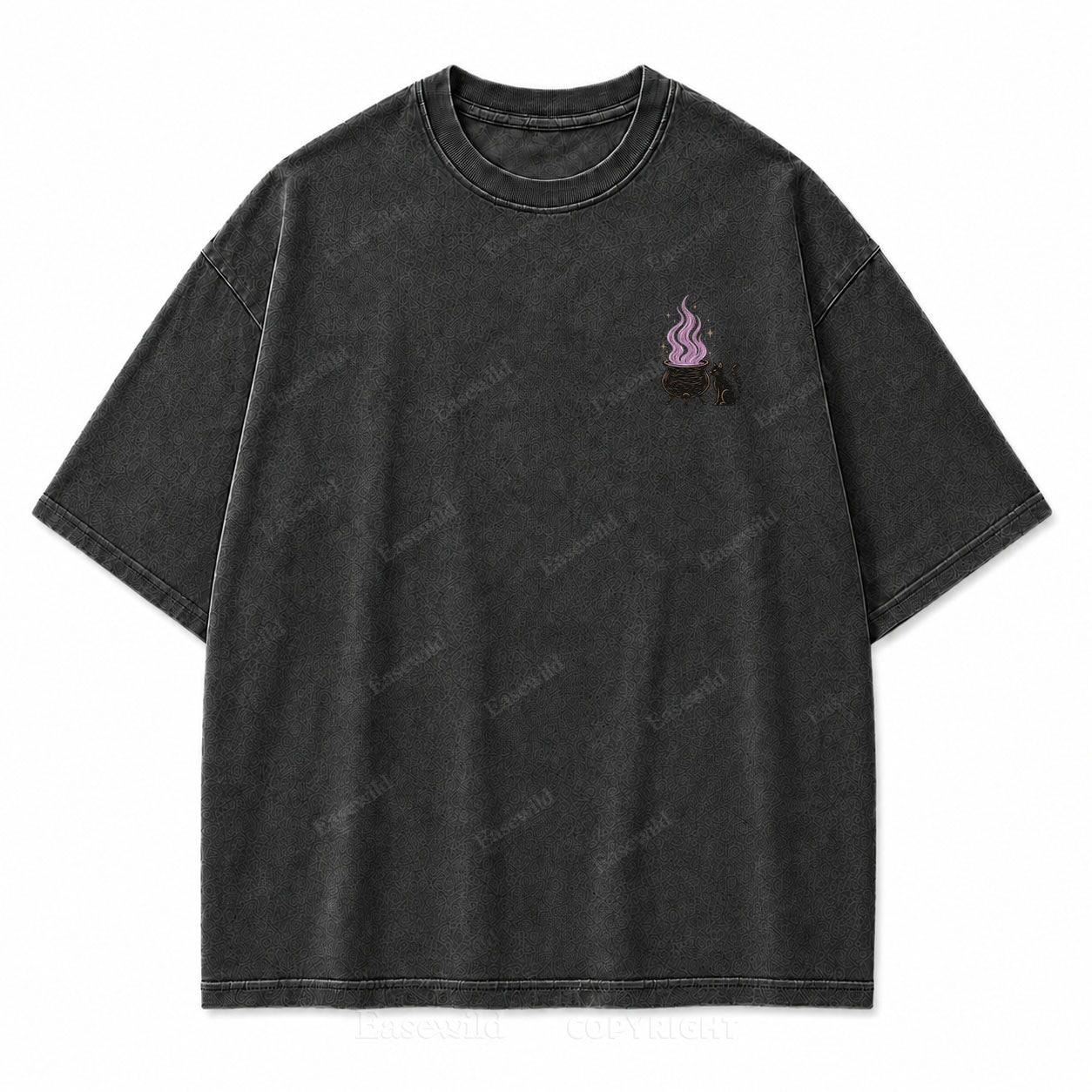 Girls Will Be Girls Halloween Washed Graphic Tee