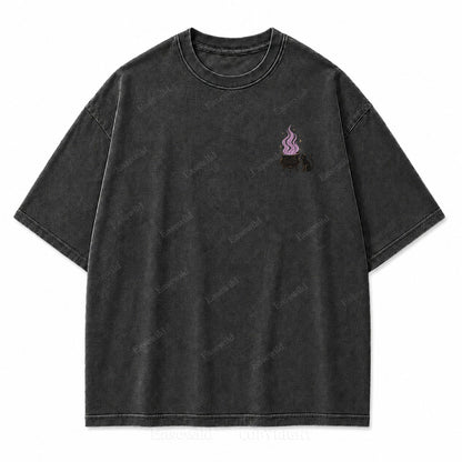 Girls Will Be Girls Halloween Washed Graphic Tee