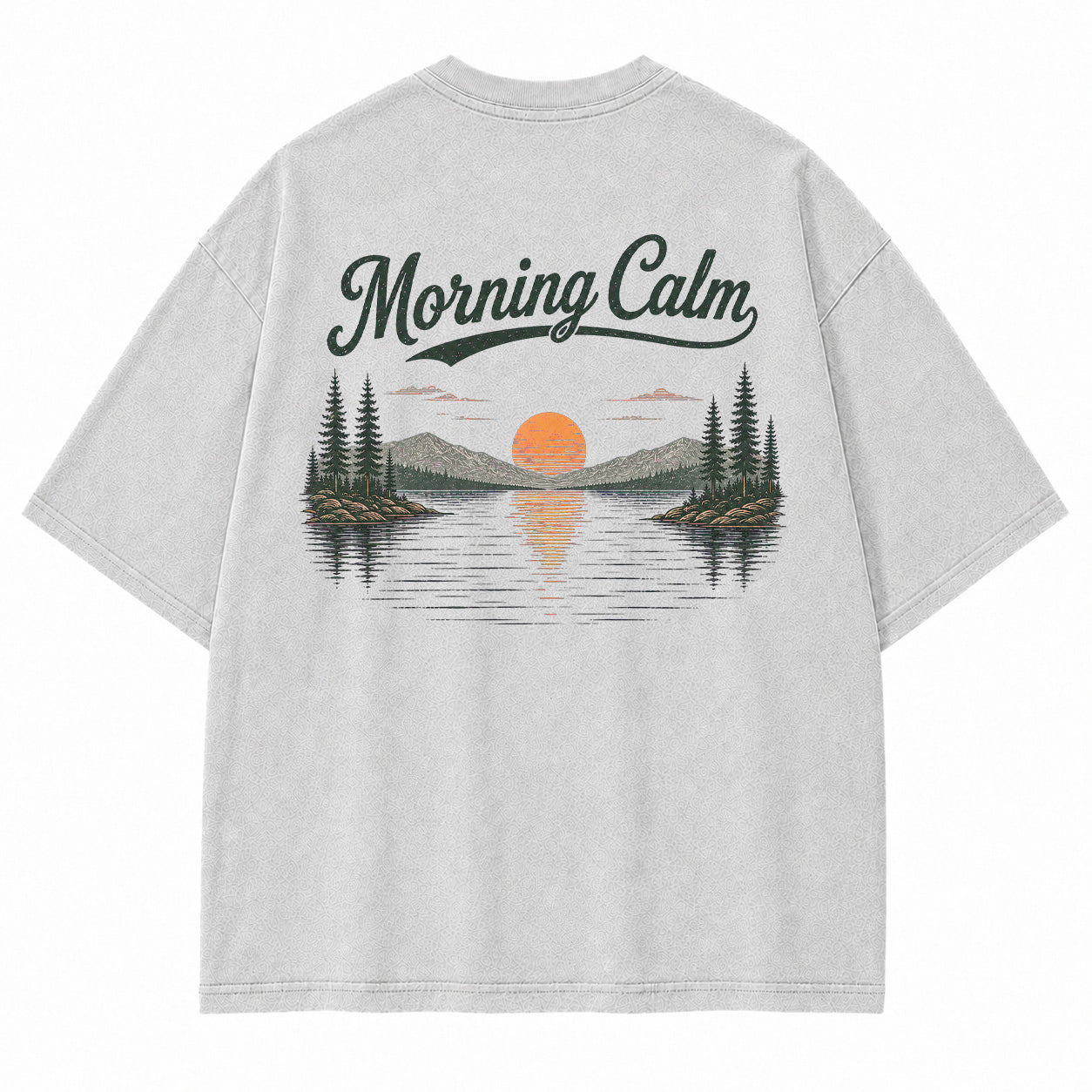 Morning Calm Lake Graphic T-Shirt