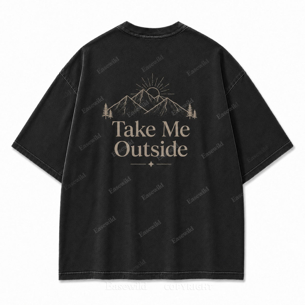 Take Me Outside Minimalist Mountain Tee