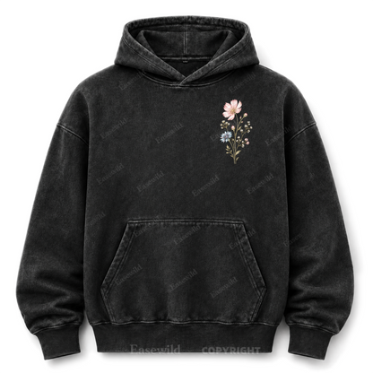 Keep Growing Wildflower Washed Graphic Hoodie