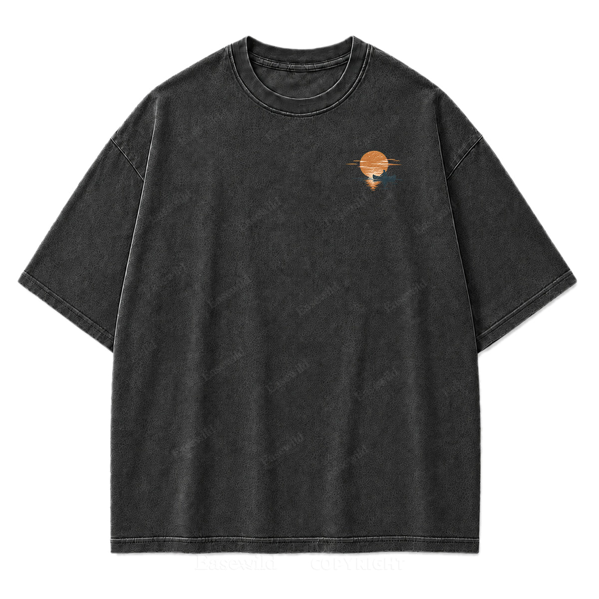 Stay Awhile by the Water Print Tee