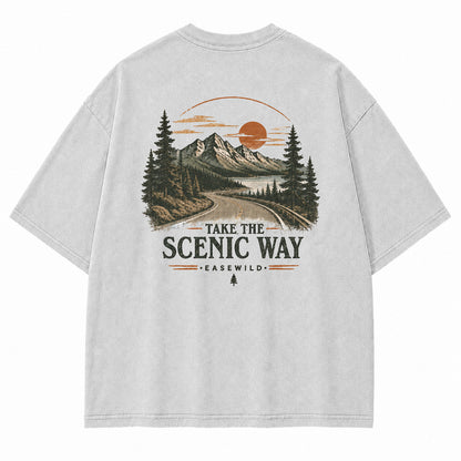 Scenic Ridge Journey Graphic T-Shirt