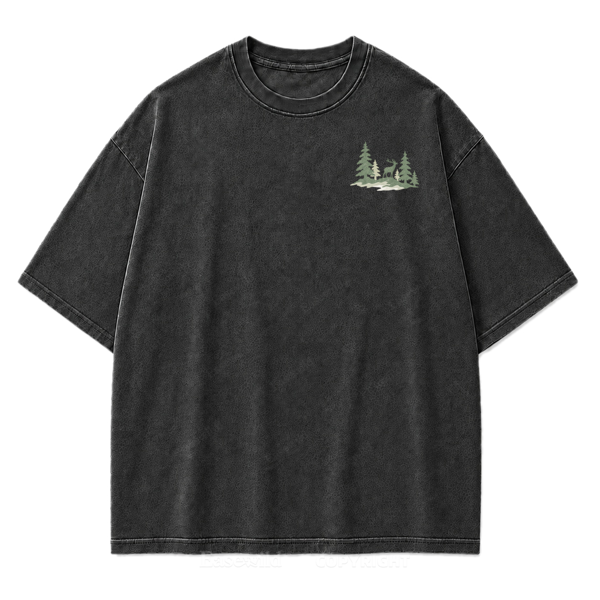 Find Me Offline T-Shirt mit Waschung