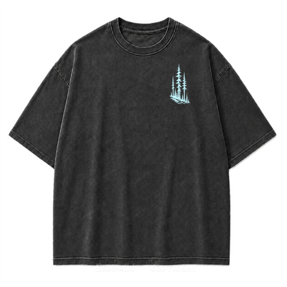 In the Stillness Mountain Washed Print Tee