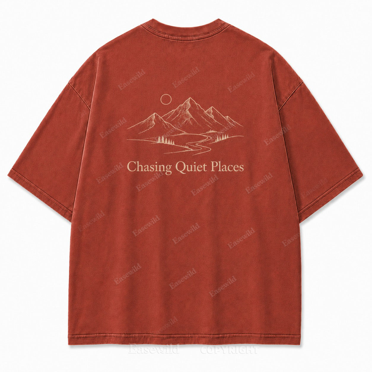 For Those Chasing Quiet Places Minimalist Mountain Tee