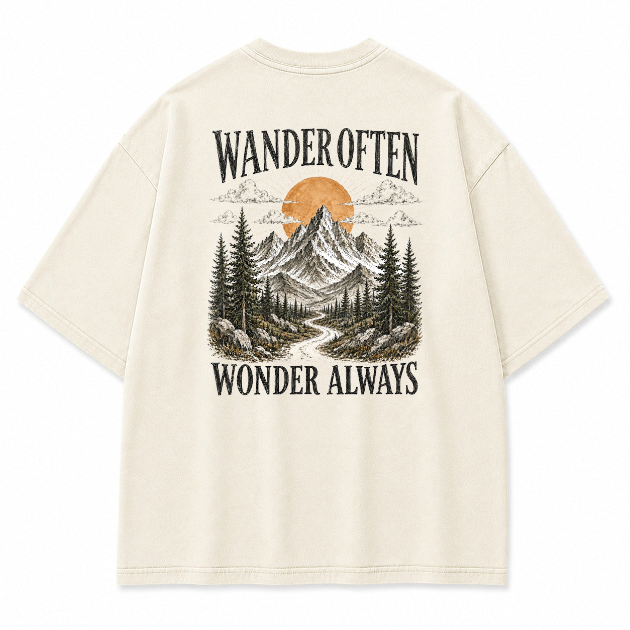 Wander Often Wonder Always Graphic T-Shirt
