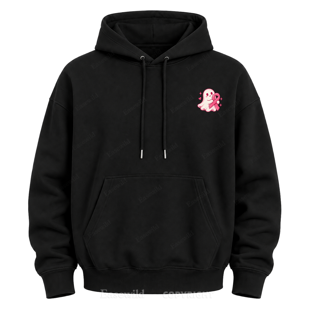 Pink For A Purpose Ghost Graphic Hoodie