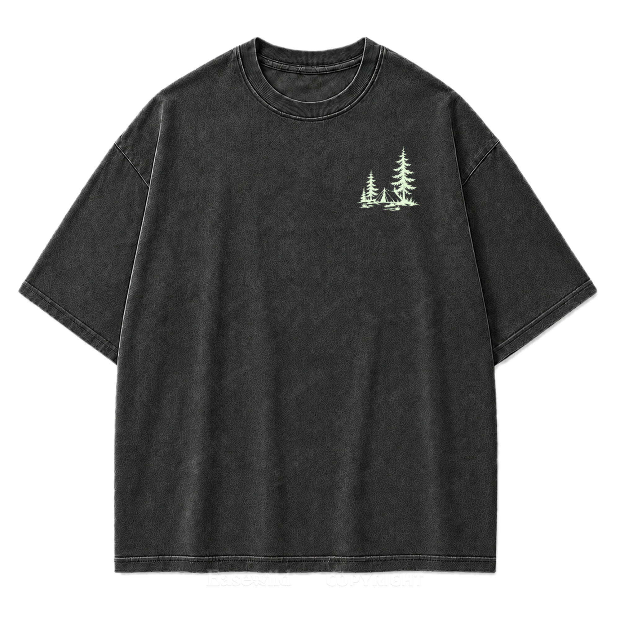 Pinebound Nights Washed Print Tee