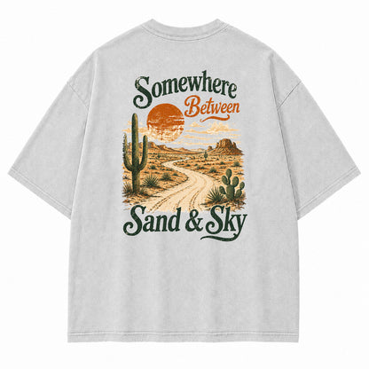 Somewhere Between Sand & Sky Graphic T-Shirt