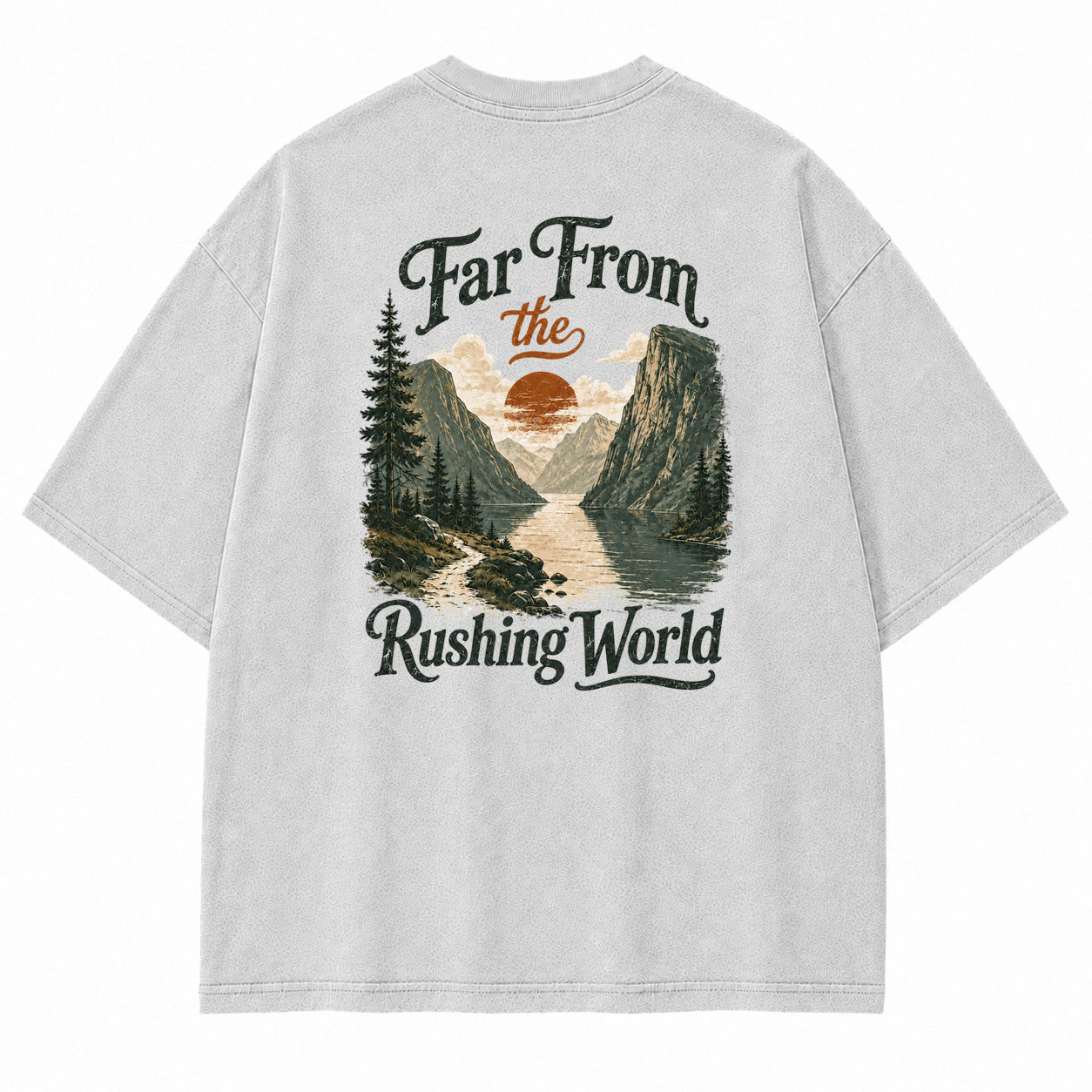 Far From the Rushing World Graphic T-Shirt