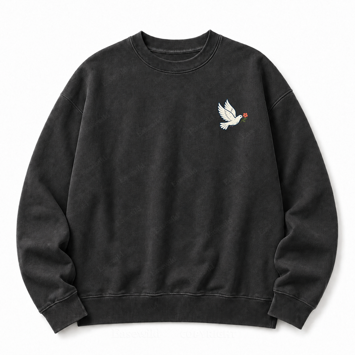 More Joy Less Noise Washed Sweatshirt