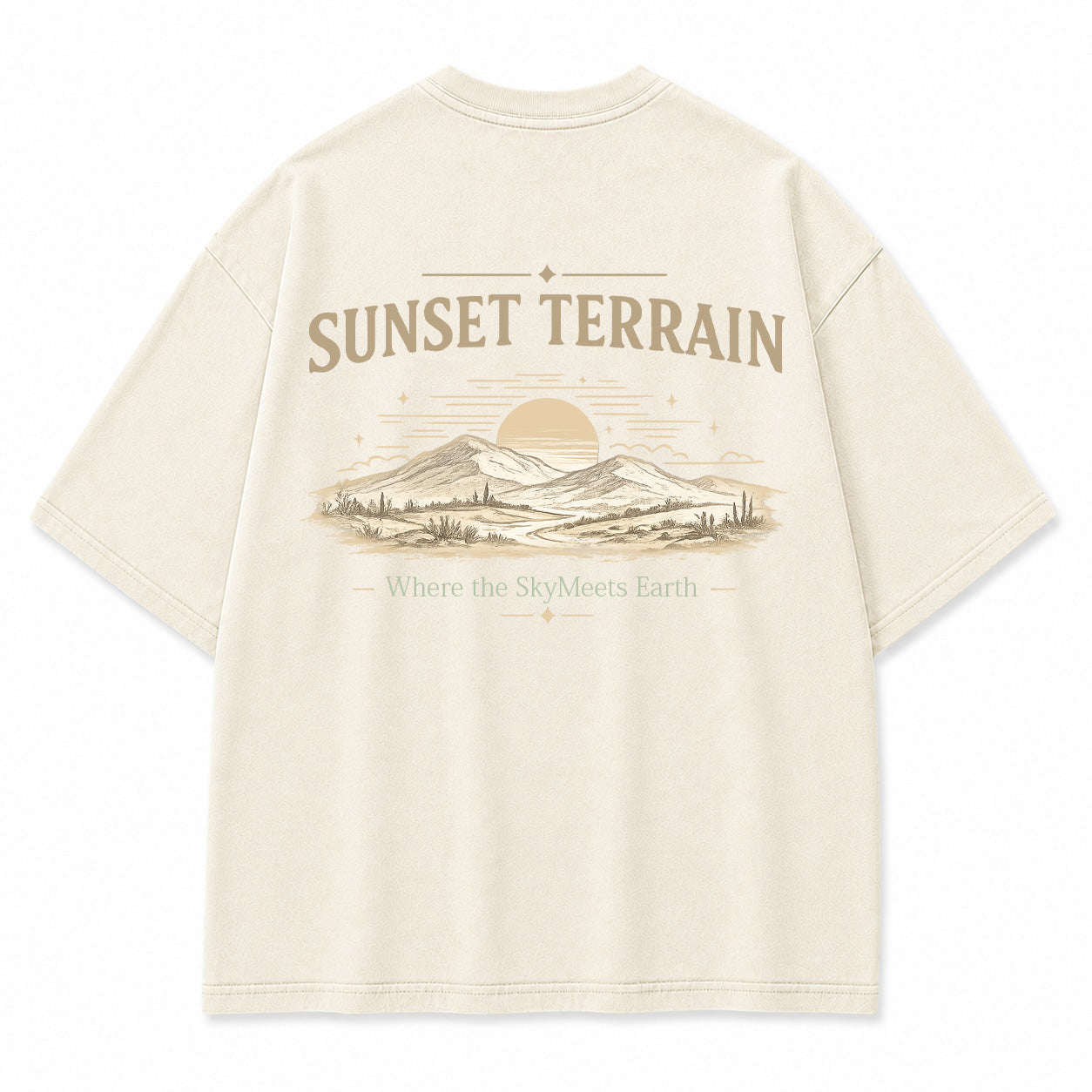 Golden Horizon Desert Ridge Graphic T-Shirt