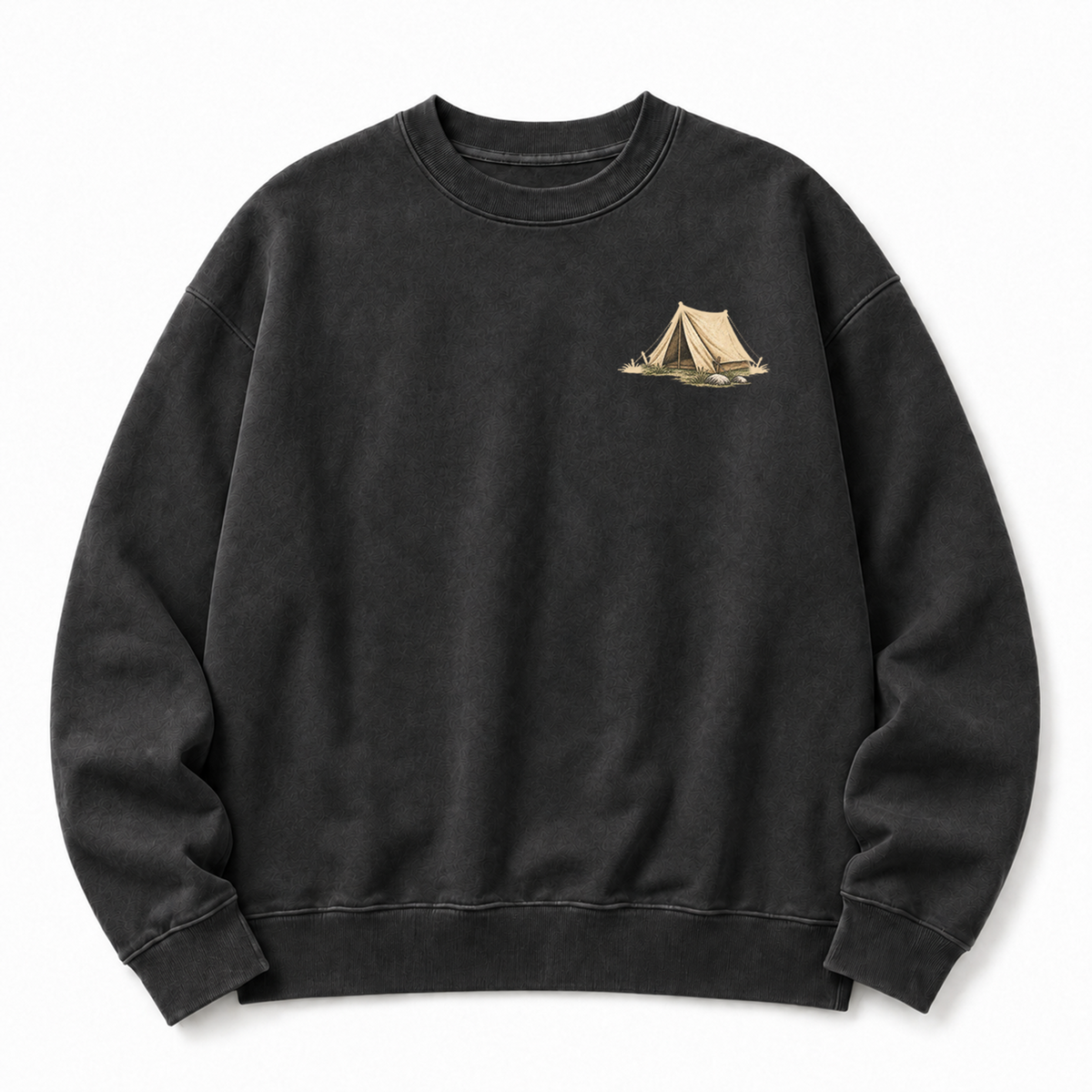 Camp Coffee Mornings Washed Graphic Sweatshirt