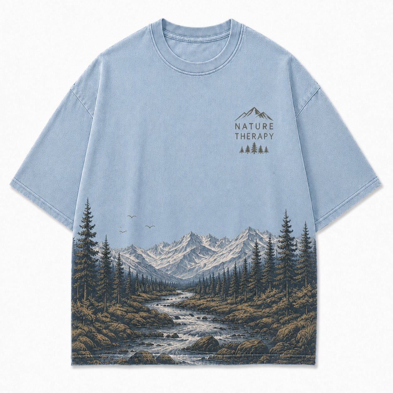 Nature Therapy Mountain Graphic Tee