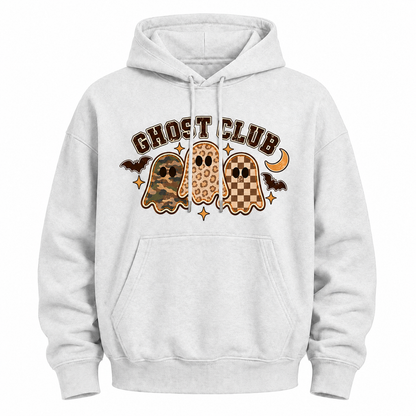 Ghost Club Halloween Graphic Hoodie