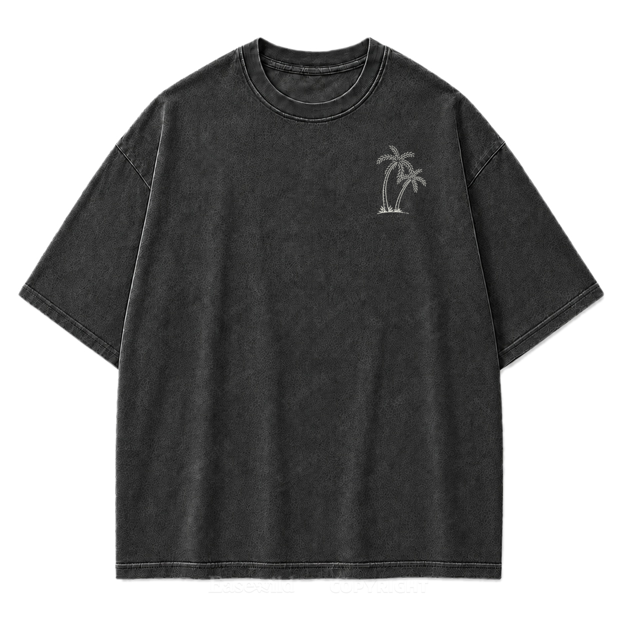 Das Meer heilt T-Shirt mit verwaschenem Aufdruck