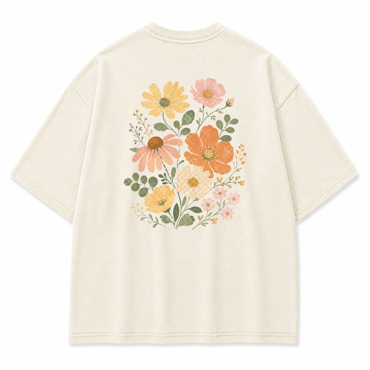 Pastel Wildflower Graphic T-Shirt