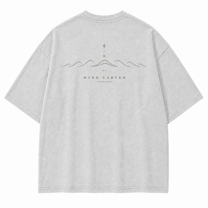 Wind Carved Desert Horizon Graphic T-Shirt