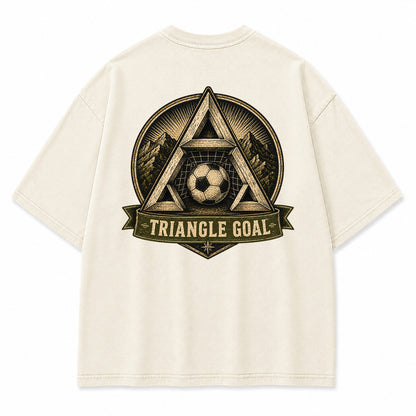 Triangle Goal Vintage Graphic T-Shirt