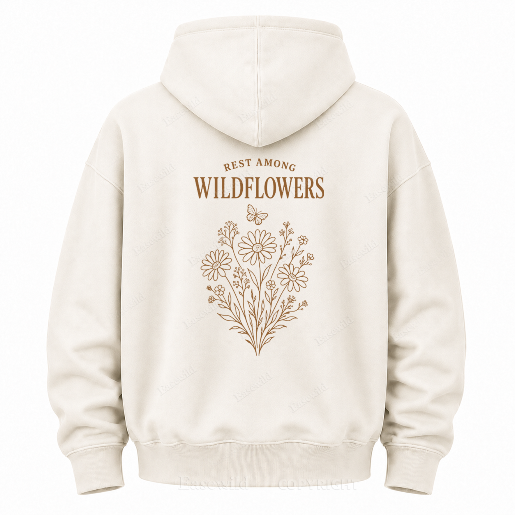 Rest Among Wildflowers Graphic Hoodie