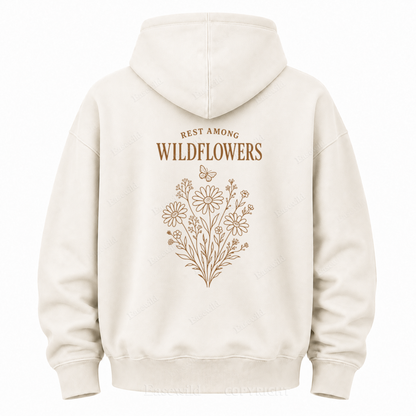 Rest Among Wildflowers Graphic Hoodie