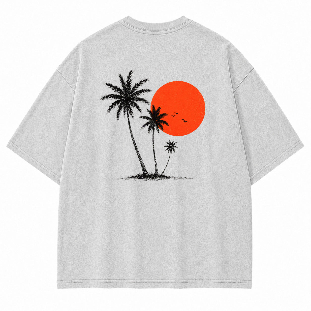 Island Glow Palm Sunset Graphic T-Shirt