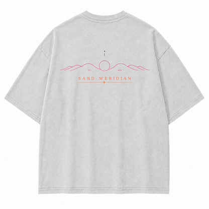 Sand Meridian Desert Horizon Graphic T-Shirt