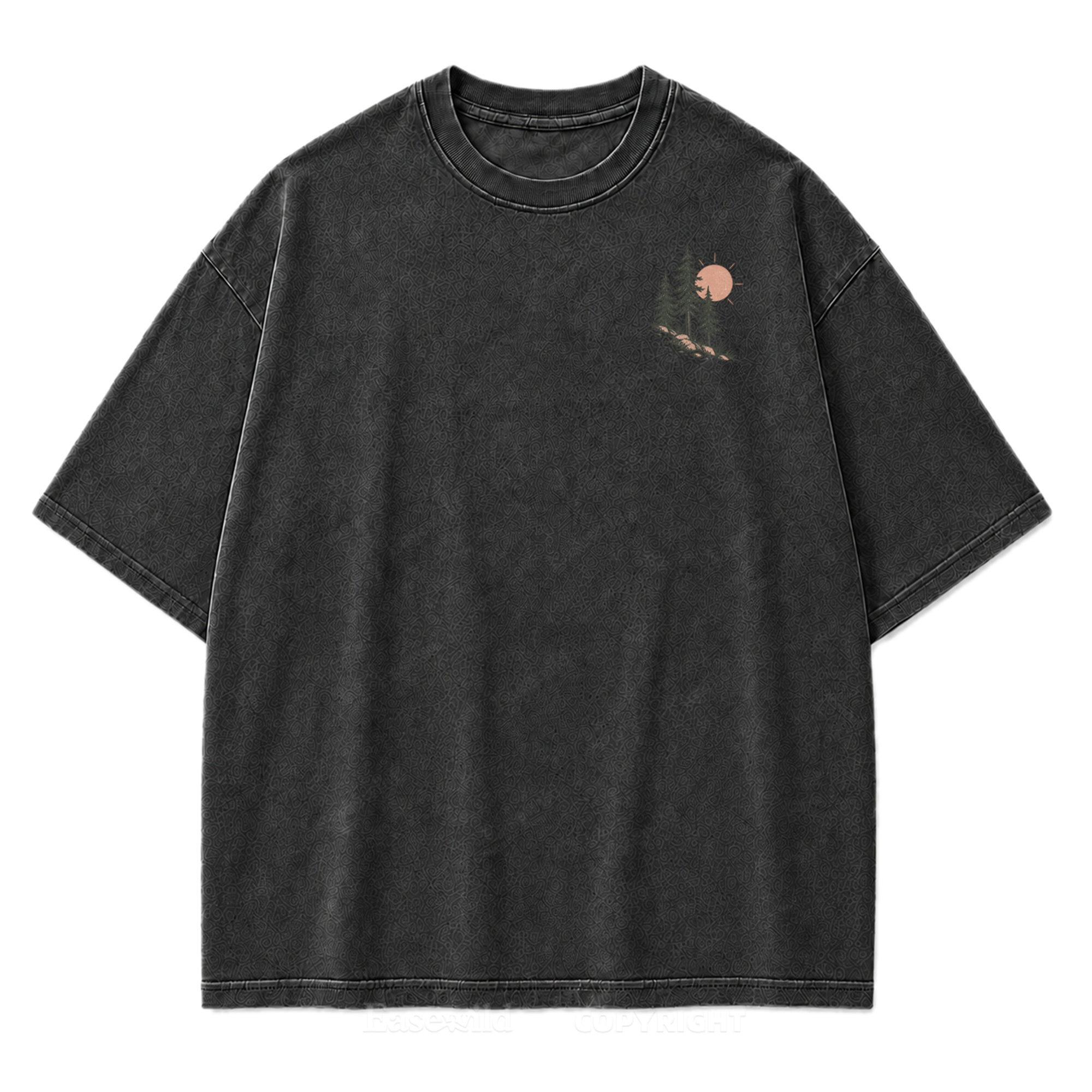 Lost in the Right Direction verwaschenes T-Shirt