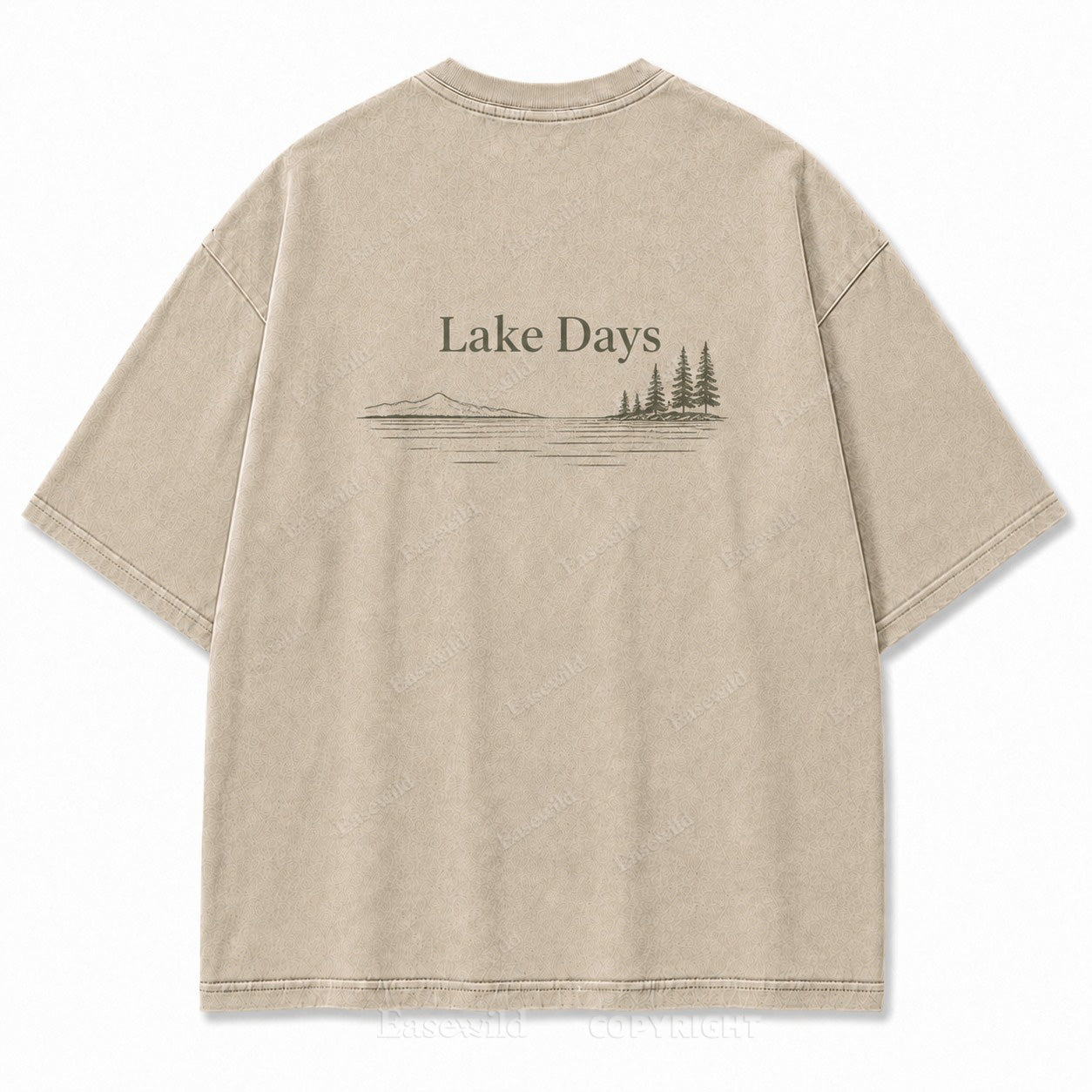 Where Quiet Lake Days Feel Simple and Free Tee