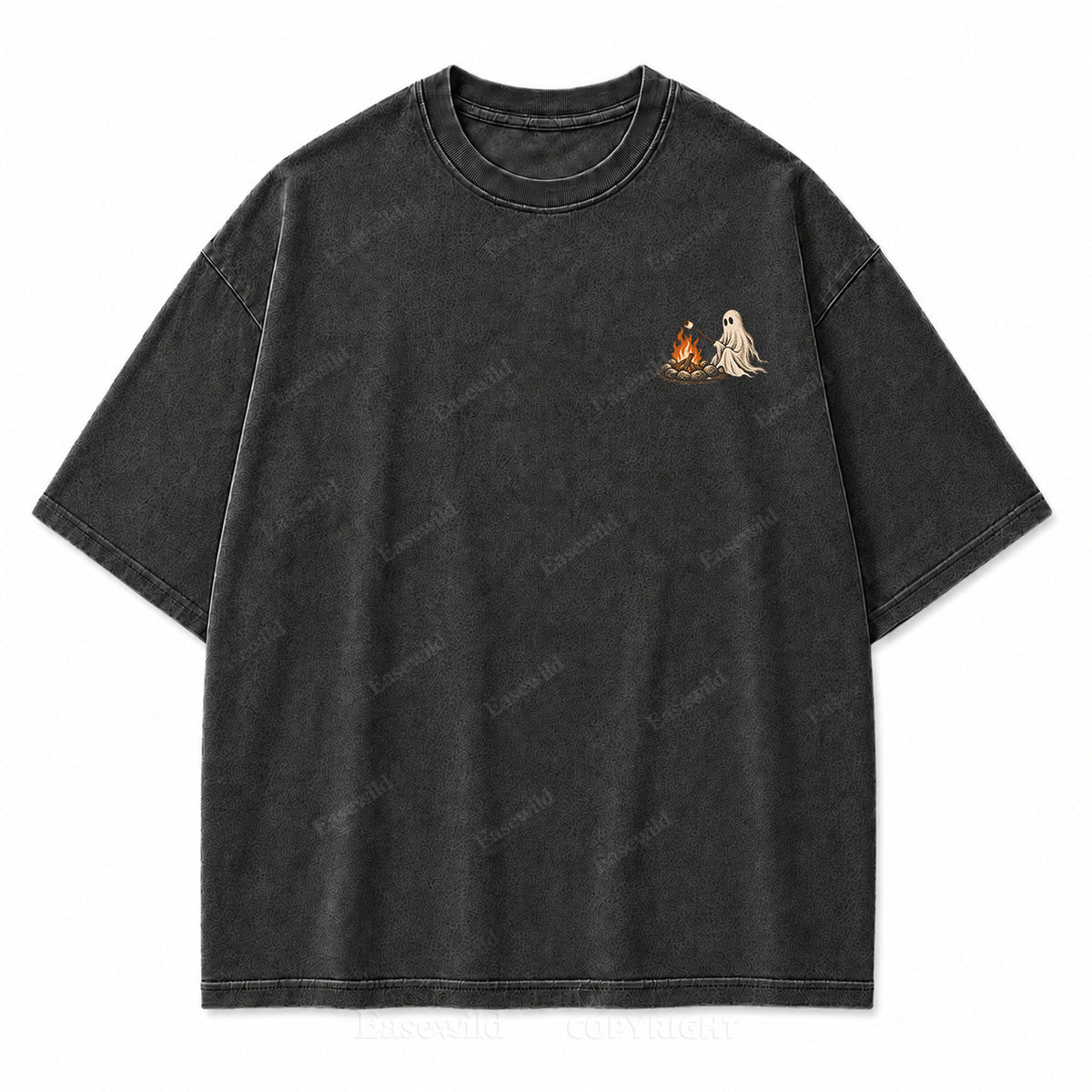 Lost In October Halloween Washed Graphic Tee