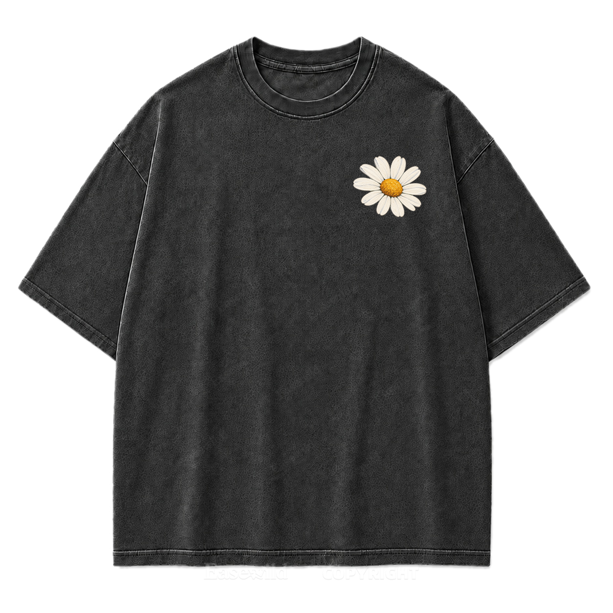 Always Take the Scenic Route Washed Print Tee