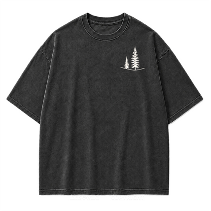 Meet Me in the Pines Washed Print Tee