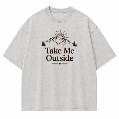 Take Me Outside Mountain Sunrise Graphic T-Shirt