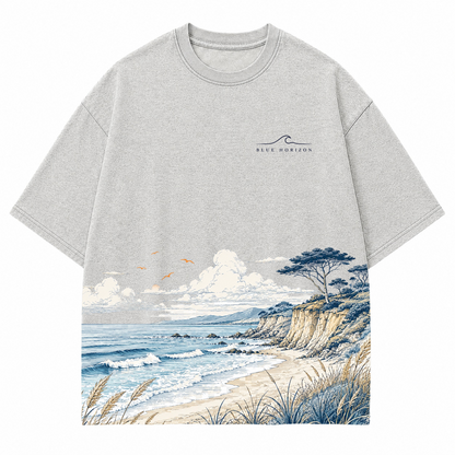 Shoreline Drift Coastal Graphic T-Shirt