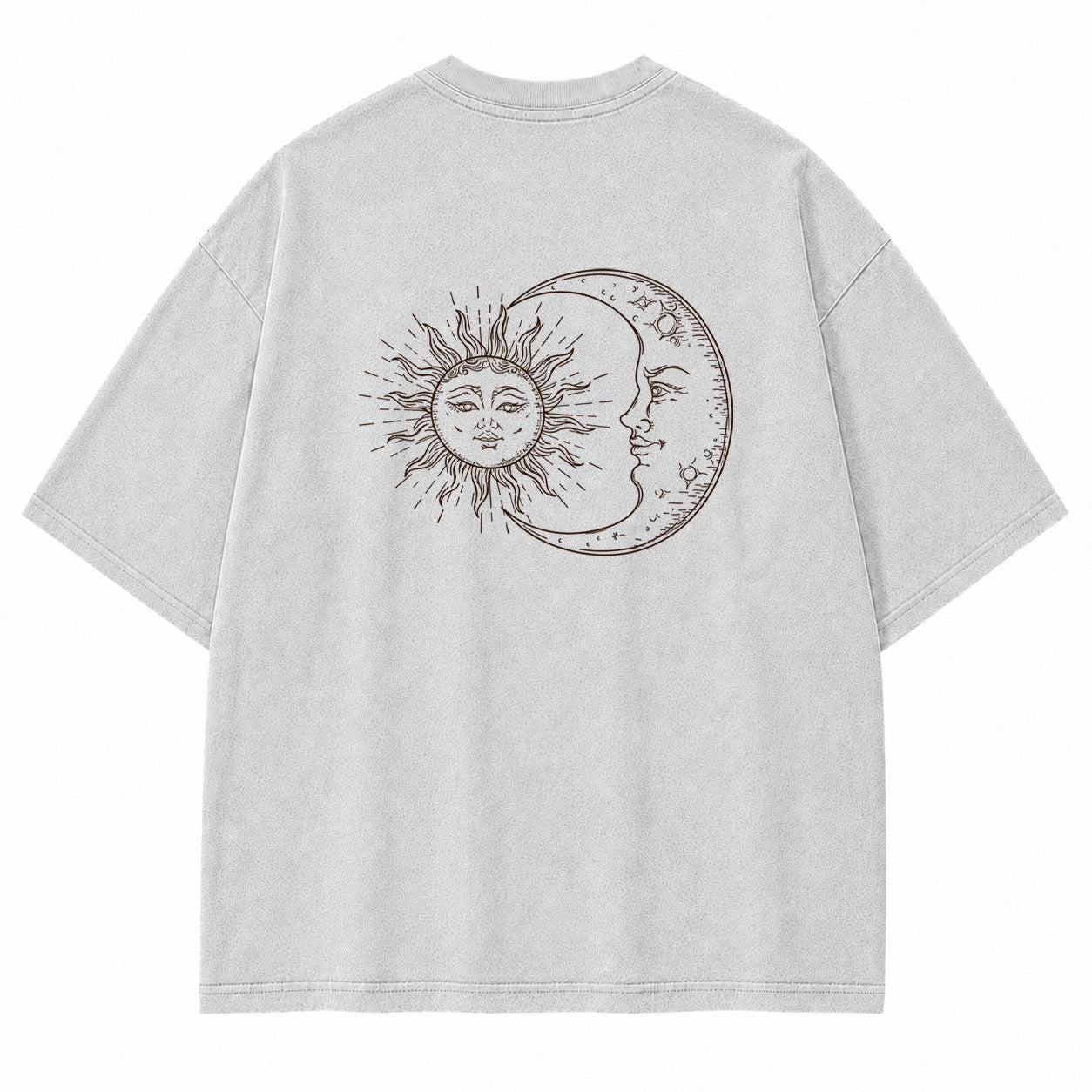 Sun and Moon Eclipse Celestial Graphic T-Shirt
