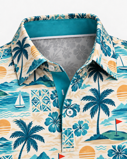 Coastal Escape Golf Polo
