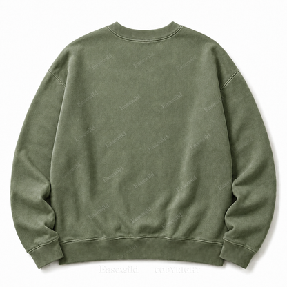Somewhere Between Lost & Free Washed Crewneck