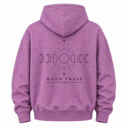 Lunar Cycle Celestial Graphic Hoodie
