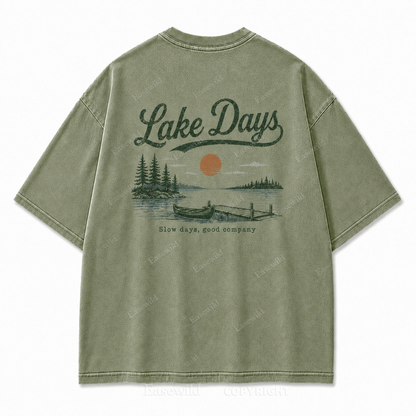 Where Slow Lake Days and Good Company Meet Tee
