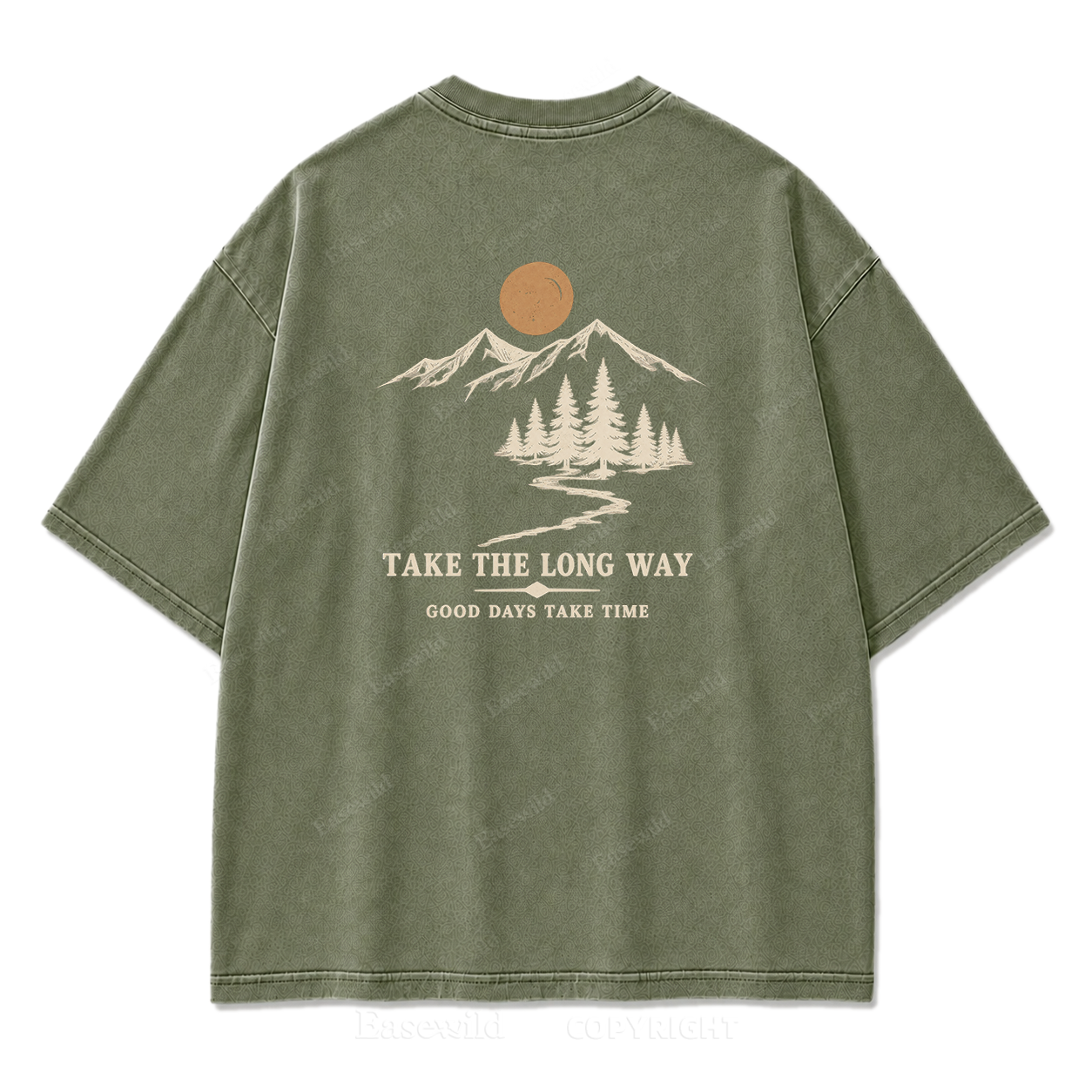 Take the Long Way Print Tee