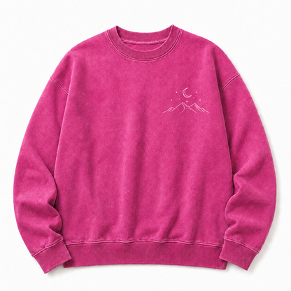 Stay Wild Stay Soft Washed Graphic Sweatshirt