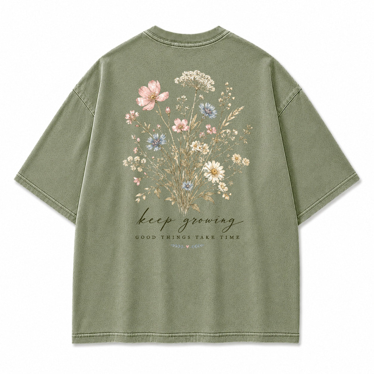 Keep Growing Floral Graphic T-Shirt