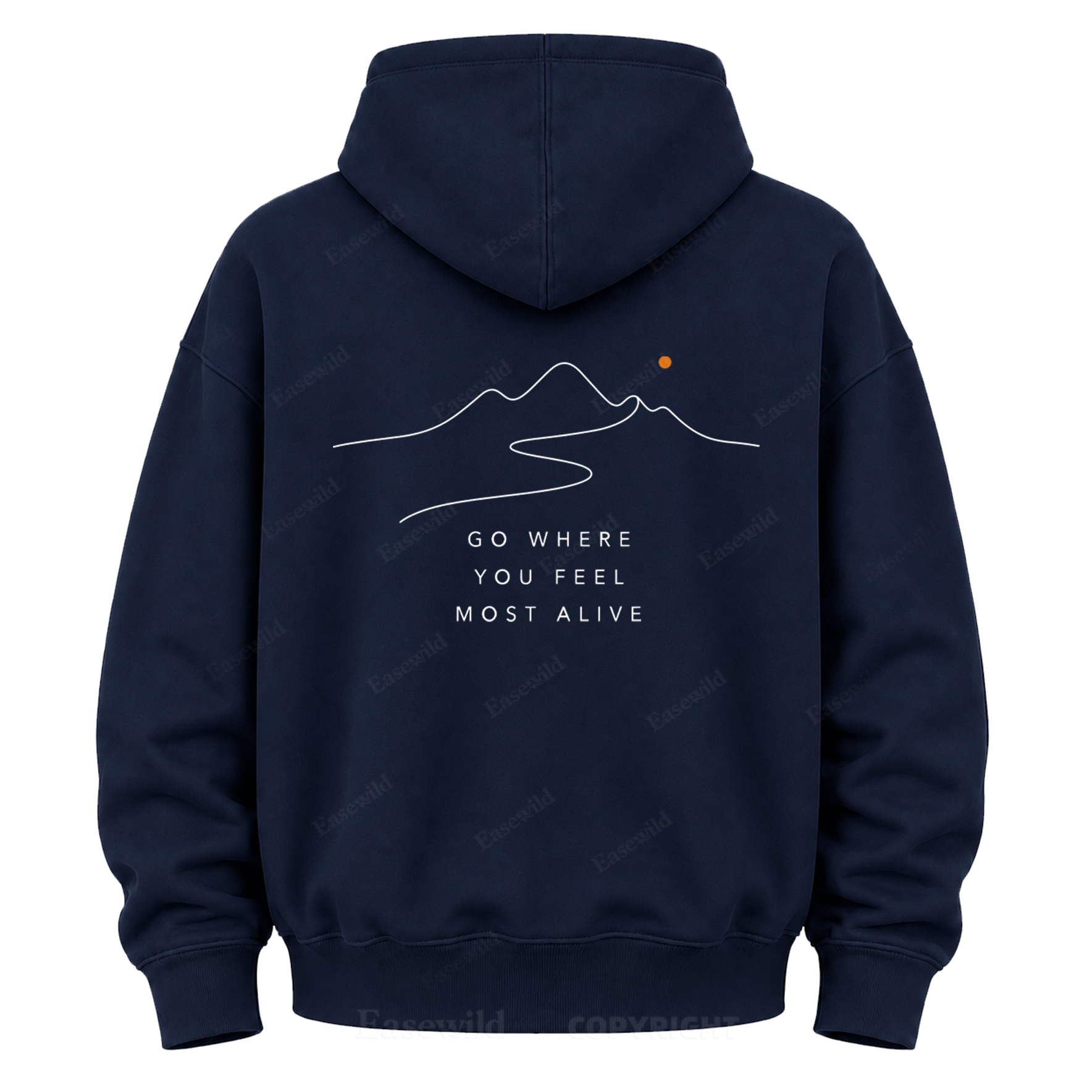Go Where You Feel Fully Alive Graphic Hoodie