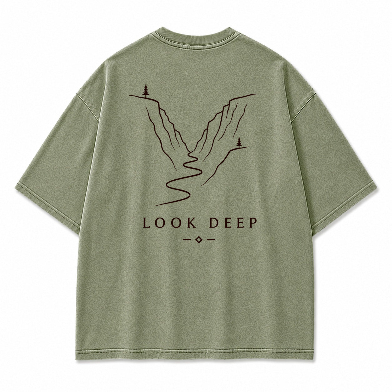 Look Deep Canyon River Graphic T-Shirt