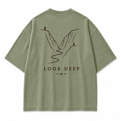 Look Deep Canyon River Graphic T-Shirt