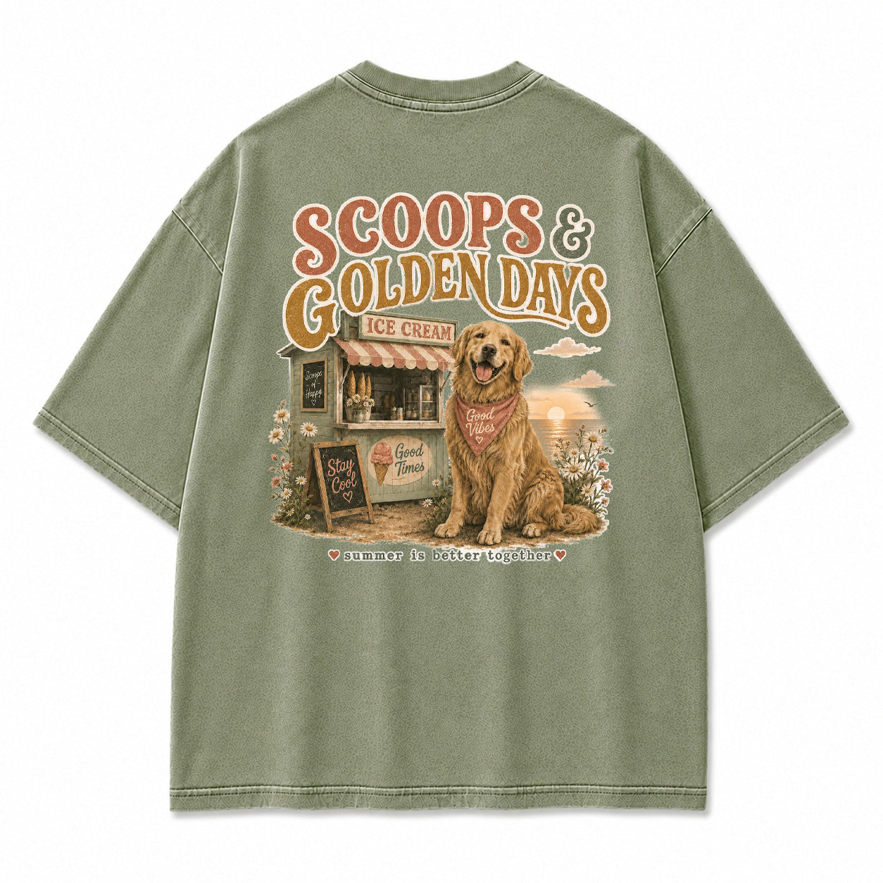 Scoops & Golden Days Graphic T-Shirt