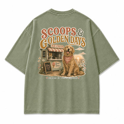 Scoops & Golden Days Graphic T-Shirt